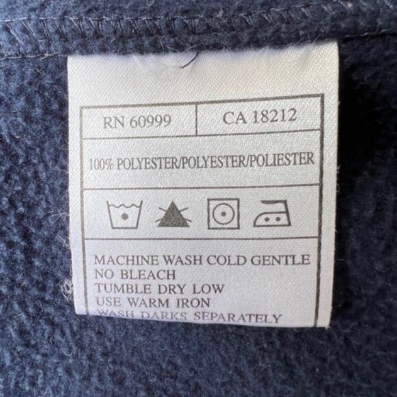 Boston Red Sox Navy Blue Fleece Jacket Full Zip Embroidered B Size L Antigua - Picture 7 of 11